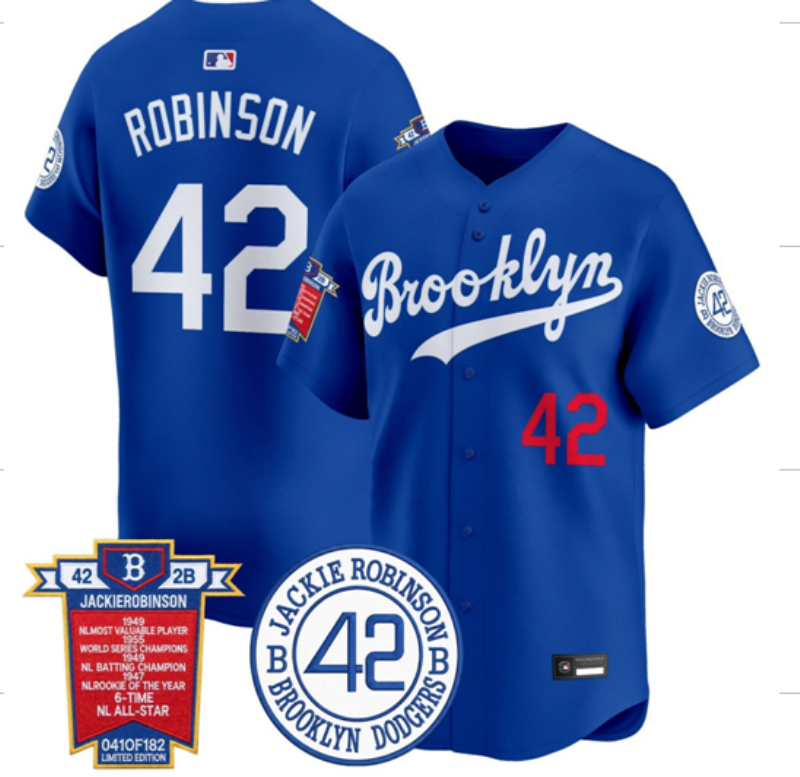 men Los Angeles Dodgers #42 Robinson blue Game 2026 Nike MLB Jersey 0822002